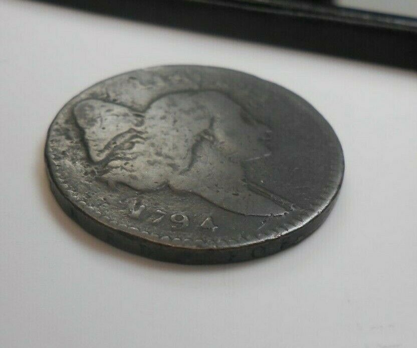 RARE 1794 LIBERTY CAP FLOWING HAIR HALF CENT - FINE ORIGINAL❗ LETTERED EDGE❗❗ - Fresh Stock Dated December 2025