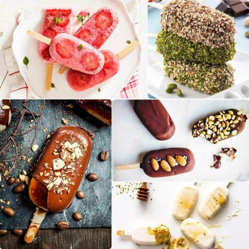 Cell Popsicle Molds Silicone DIY Frozen Ice Cream Mold Ice Lolly Pop Maker - Fresh Stock Dated December 2025