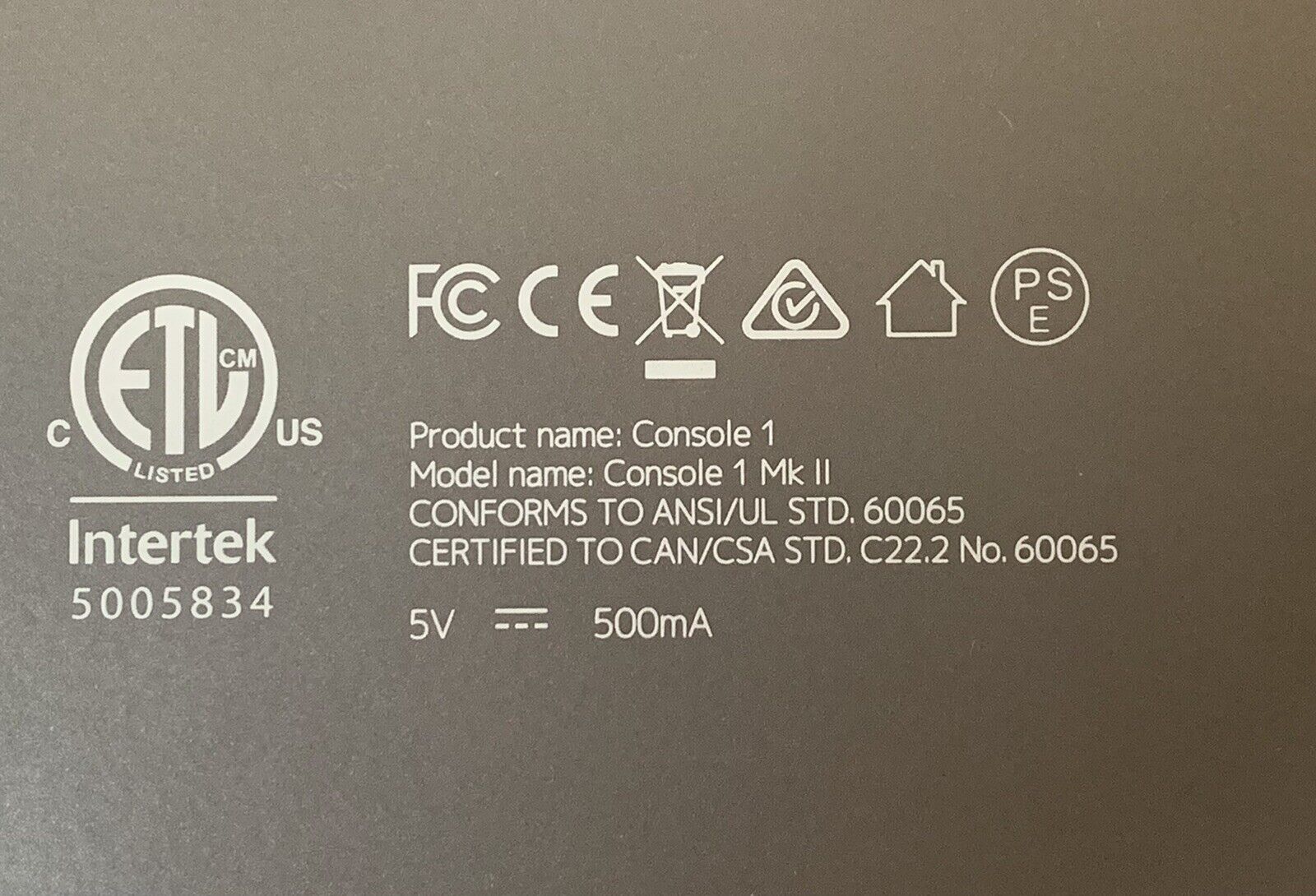 Softube Console 1 MKII - Mixer Control w/ Software + Xtra Brit Chan Strip - Mint - Fresh Stock Dated February 2026