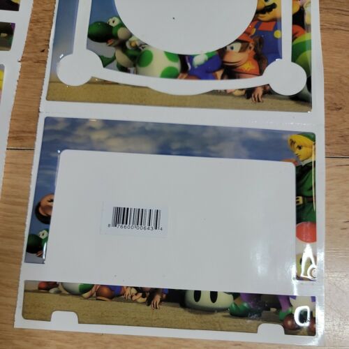 Gamer Graffix Super Smash Brothers Decal Sticker for Nintendo Gamecube - Fresh Stock Dated December 2025