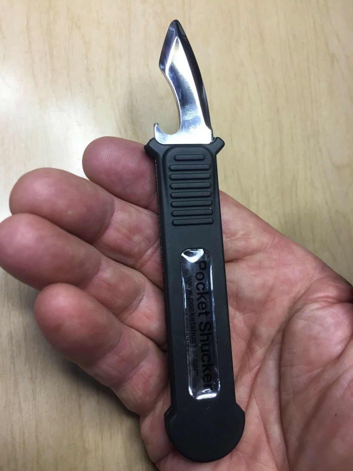 Scuba Tools Pocket Shucker Stainless Steel Oyster/Shellfish/Clam Shucker BLK1001 - Fresh Stock Dated December 2025