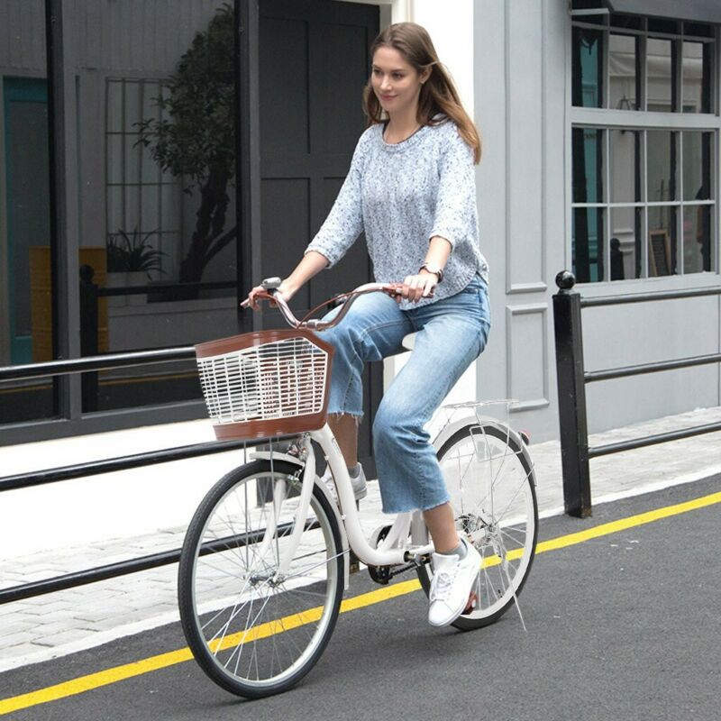 26 Inch Classic Bicycle Retro Bicycle Beach Cruiser Bicycle Retro Bicycle - Fresh Stock Dated December 2025