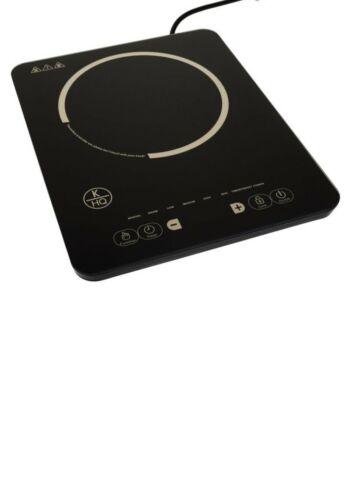 Kitchen HQ 1500-Watt Induction Burner Black 8 inch - Fresh Stock Dated December 2025