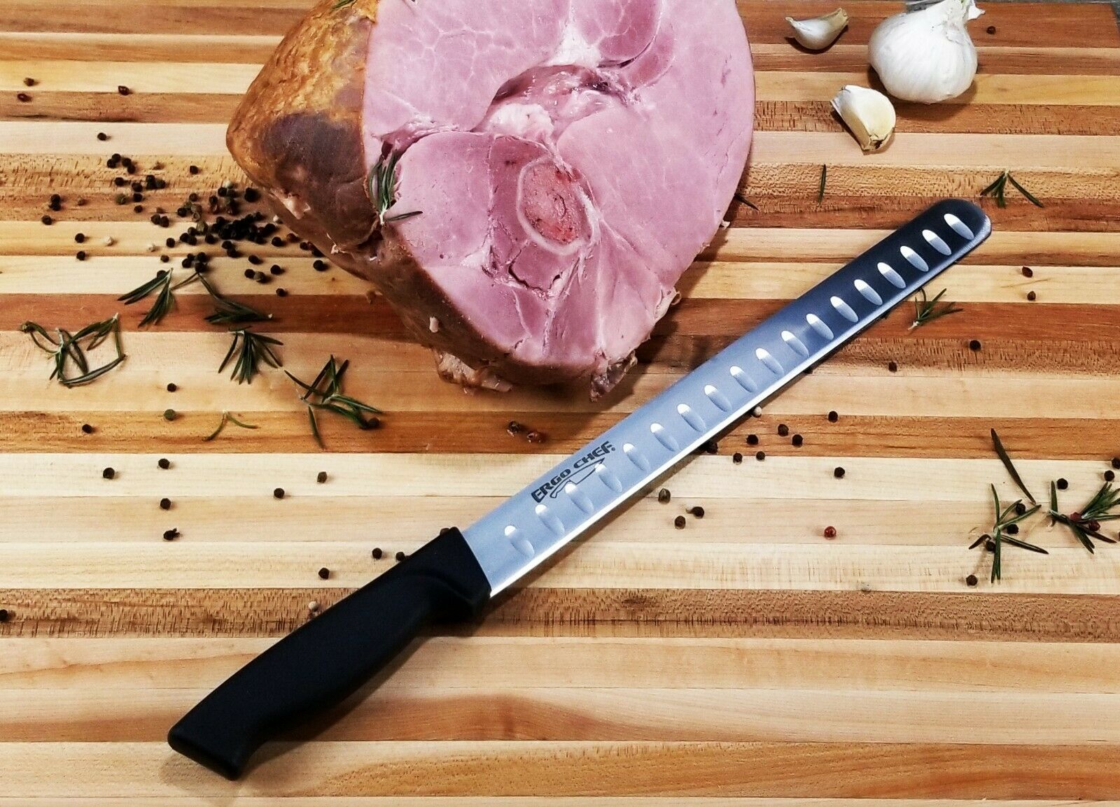 12 Inch Slicer Carving Brisket meat Knife NSF TESTED PRODIGY SERIES by Ergo Chef - Fresh Stock Dated December 2025