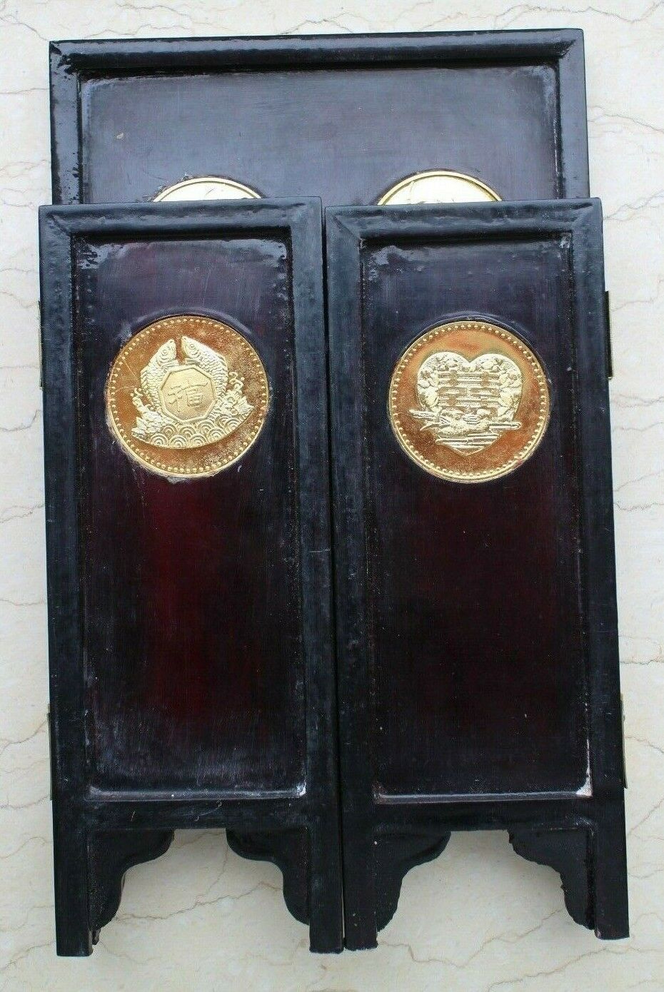 China 4 Pcs of 36mm Medals Set - Plum, Orchid, Bamboo and Chrysanthemum - Fresh Stock Dated February 2026