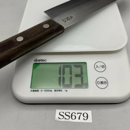 <Used> Japanese Chef's Kitchen Knife 本割込 Santoku 165/285 From Japan SS679 - Fresh Stock Dated December 2025