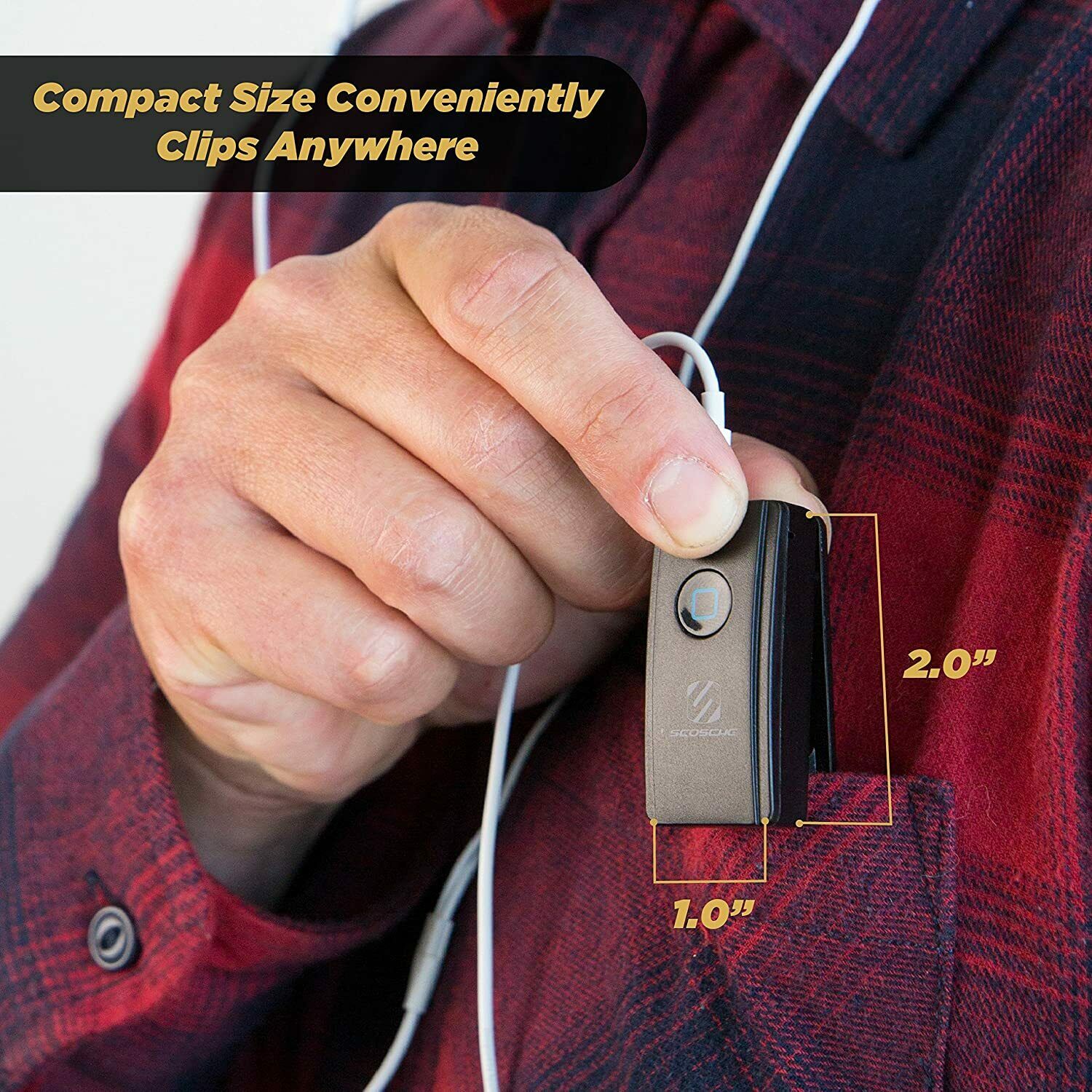 SCOSCHE BTR3 BTFREQ Universal Bluetooth Wireless Audio Streaming and Handsfree - Fresh Stock Dated December 2025