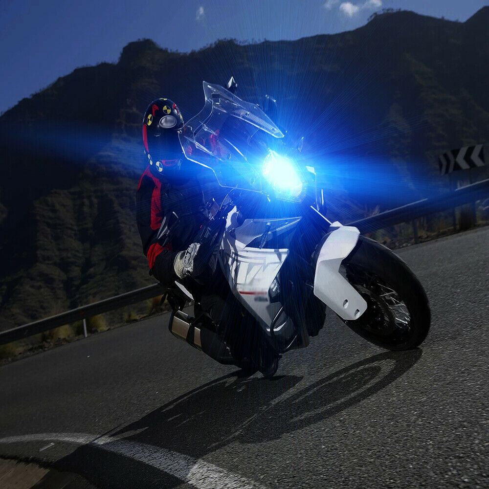 Headlight For Yamaha FJR1300AE 05-09 FZ09 14-16 FZ6R 09-17 H4 LED Ice blue 80W - Fresh Stock Dated February 2026