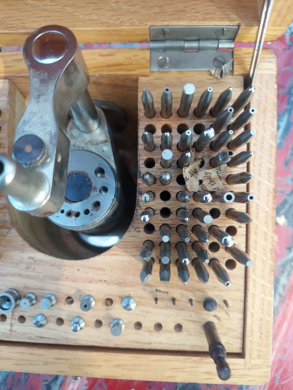 Louis Levin & Son Watch Clock Staking Tool Nice Condition Original Wooden Case - Fresh Stock Dated February 2026