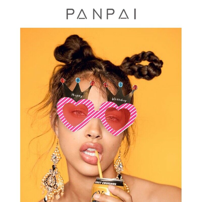 Sunglasses Crown Theme Fashion Glasses Summer Birthday Party Fun Decoration 2021 - Fresh Stock Dated December 2025