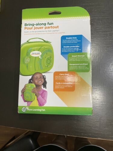 Leap Frog LeapPad 2 & 3 Carrying Protective Storage Travel Case Green NEW - Fresh Stock Dated December 2025