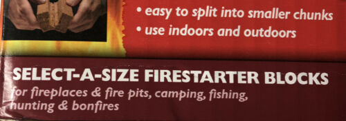 NEW Pine Mountain StarterLogg 24pc Firestarter Fireplace Campfire Wood Stove Pit - Fresh Stock Dated December 2025