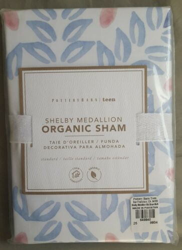 NWT *Pottery Barn Teen* Shelby Medallion Pillow Sham - Standard Organic Cotton - Fresh Stock Dated December 2025