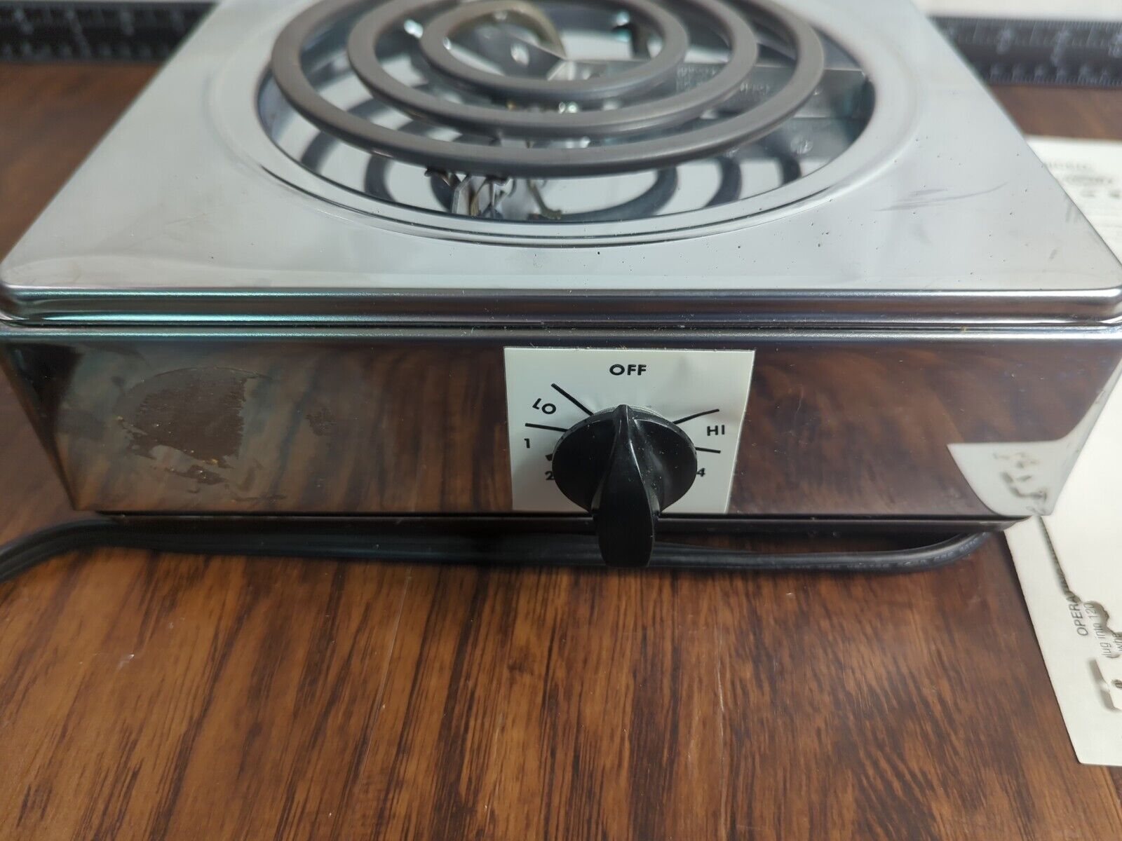 Capitol Cook’ette 1 Burner Portable Electric Hotplate Model UL-280T Tested - Fresh Stock Dated February 2026