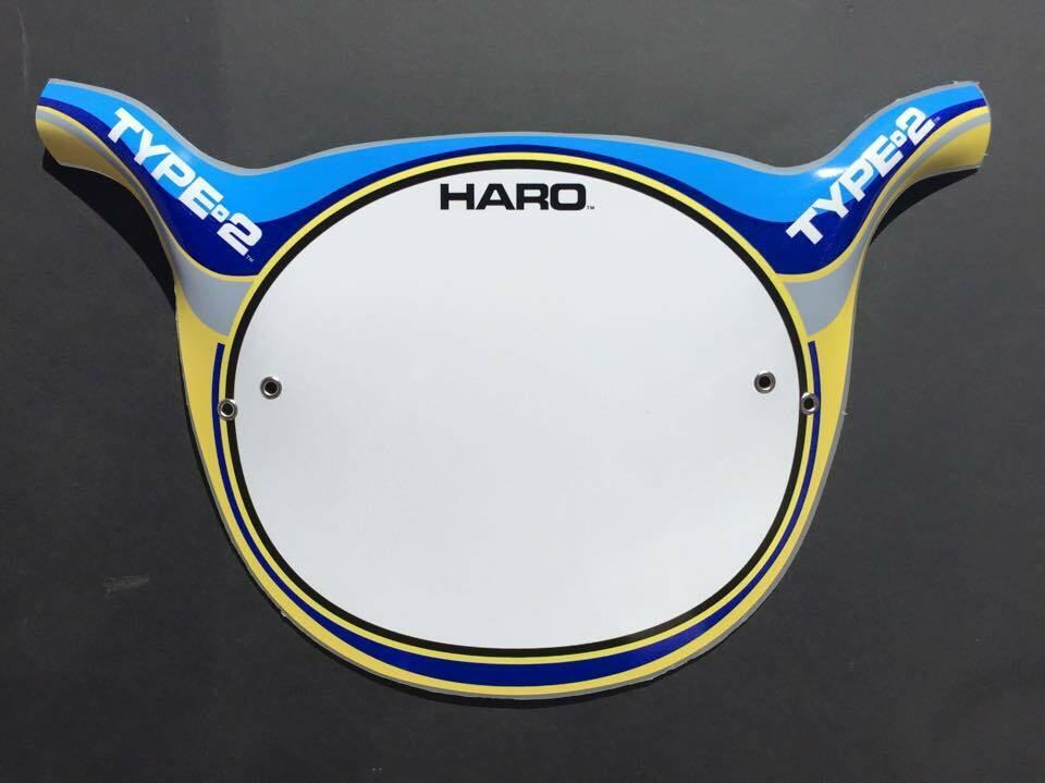 Haro Style Type 2 BMX Number Plates, Type Two Number Plate - Fresh Stock Dated December 2025