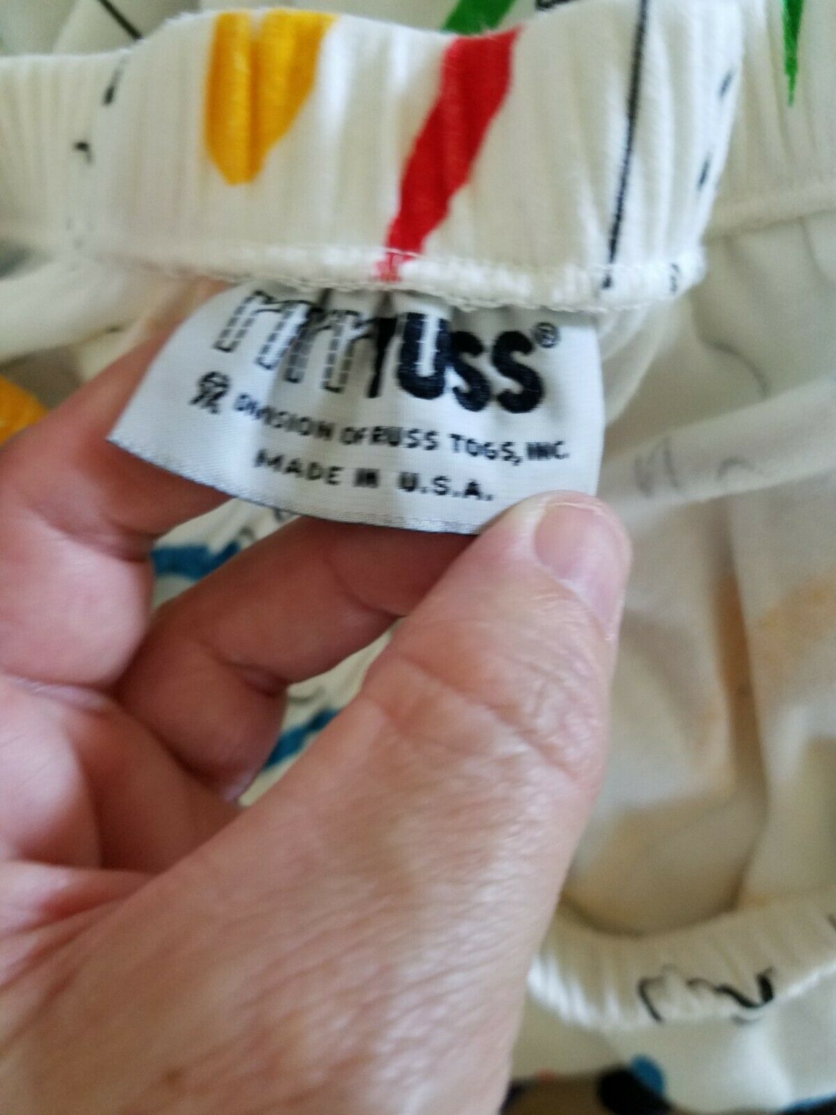 Vintage Russ Russ Togs Skirt 10 A-Line Midi Pull On Knit Colorful Streetwear - Fresh Stock Dated March 2026