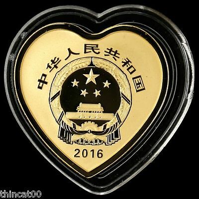 China 2016 Gold and Silver Coins - Chinese Auspicious Culture - Bing Di Tong Xin - Fresh Stock Dated February 2026