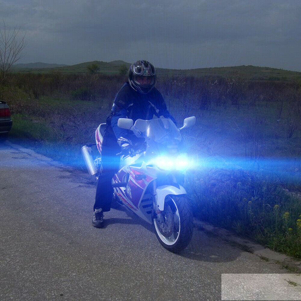 Headlight For Yamaha FJR1300AE 05-09 FZ09 14-16 FZ6R 09-17 H4 LED Ice blue 80W - Fresh Stock Dated February 2026