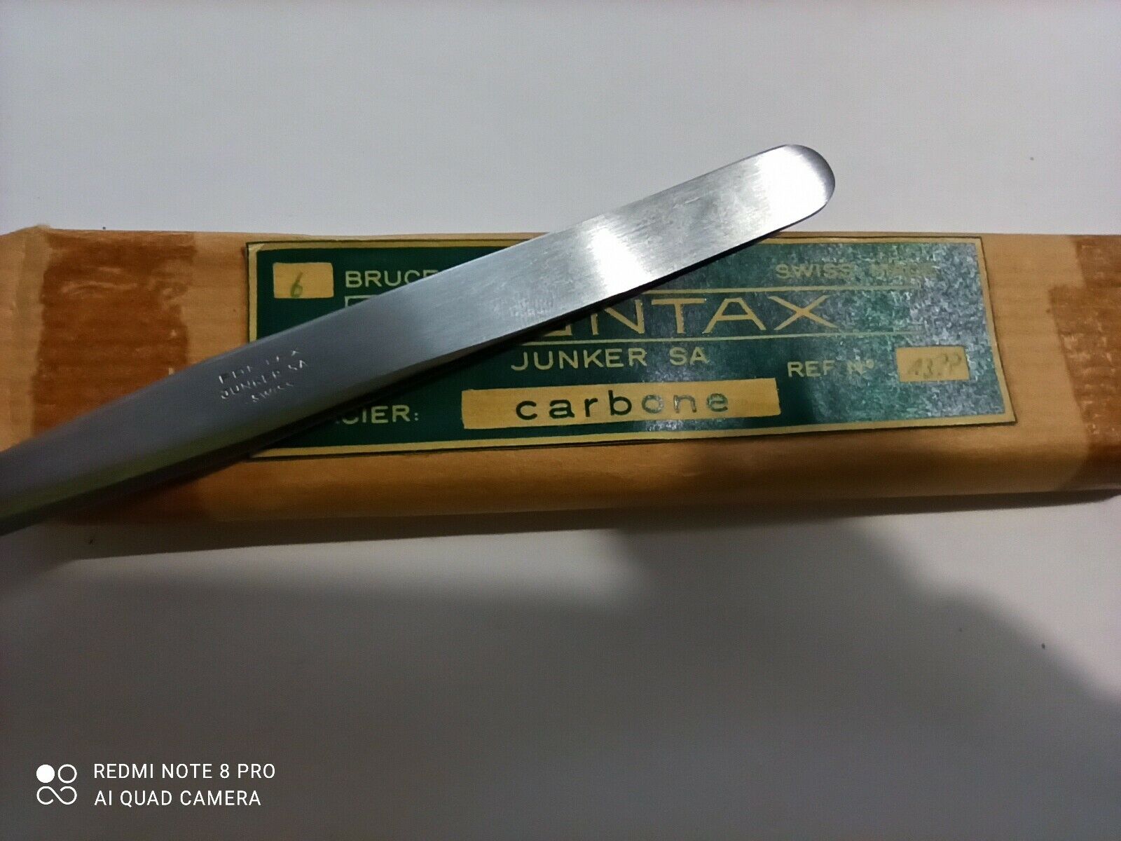 FONTAX JUNKERS Original  Tweezers swiss  no.13PP New , 1pcs. - Fresh Stock Dated February 2026