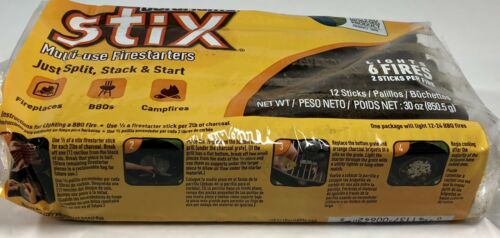 Duraflame Stix Multi-use Firelighters Light Wood Or Charcoal Fires 12pk - Fresh Stock Dated December 2025