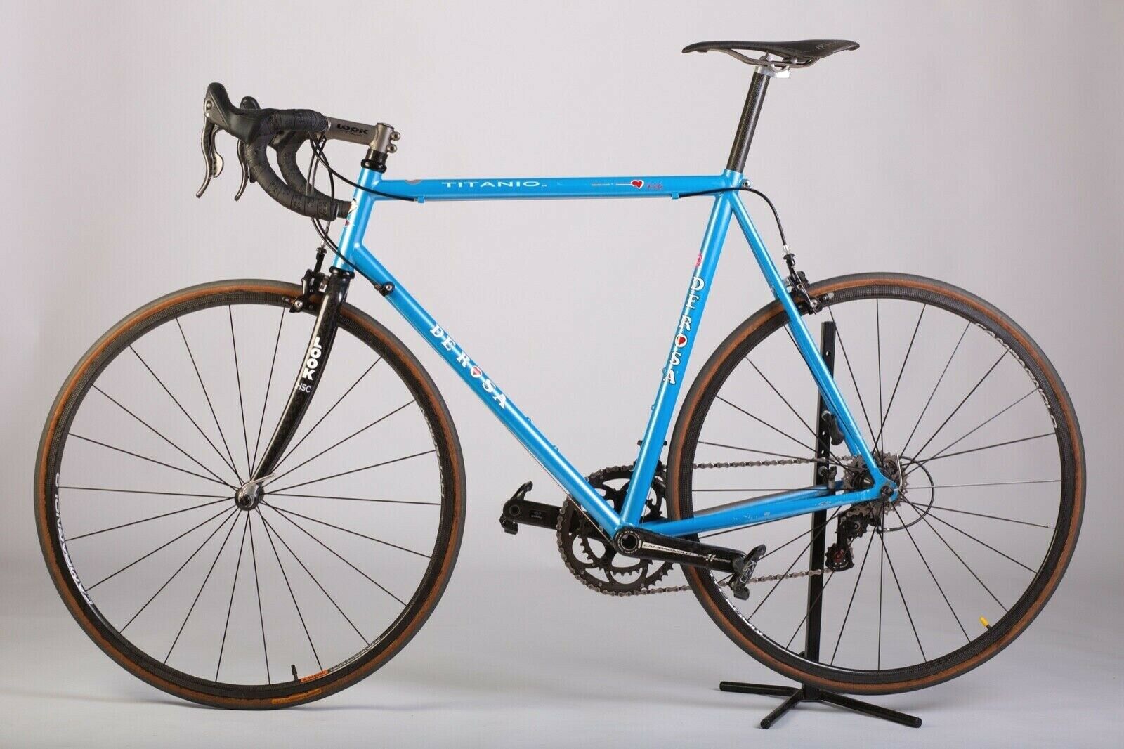 De Rosa Titanio 1995 road bike Campagnolo Super Record 11 group Hyperon wheels - Fresh Stock Dated February 2026