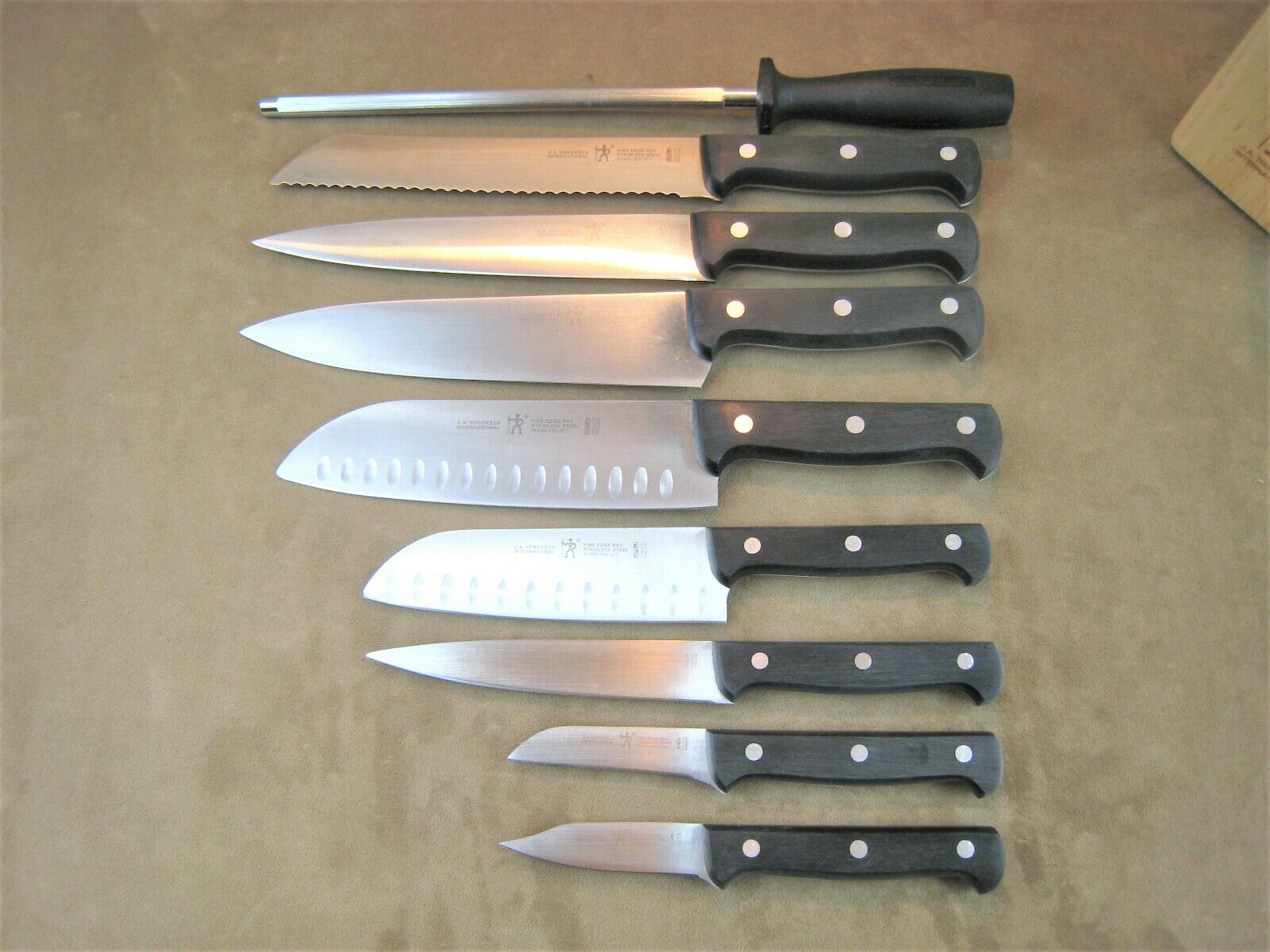 NICE! J.A. Henckels Fine Edge Pro Series Cutlery 10 Piece Knife Block Set - Fresh Stock Dated January 2026