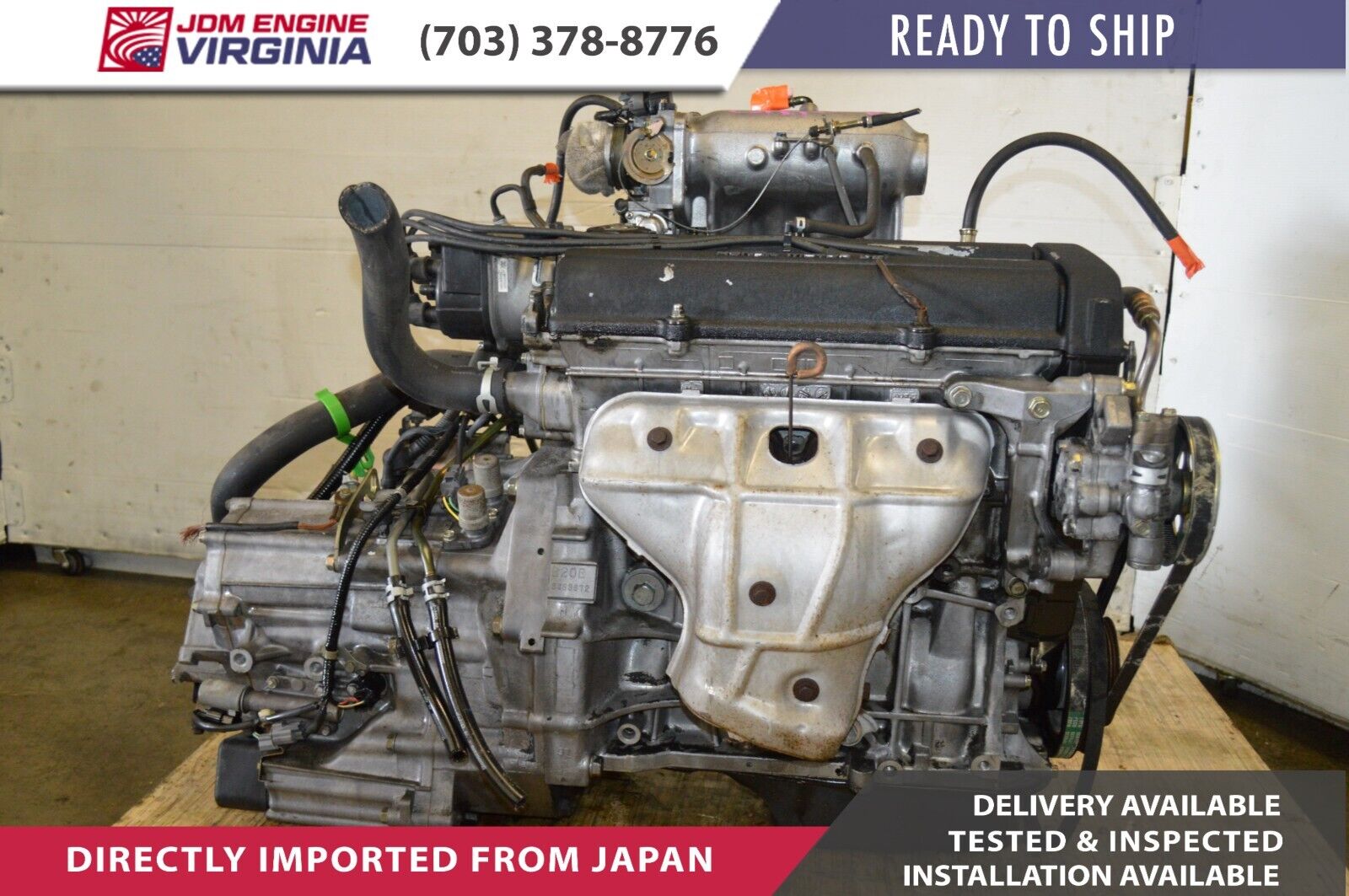 JDM  HONDA CR-V B20B JDM 97-01 ENGINE 2.0L DOHC HIGH COMPRESSION B20 MOTOR - Fresh Stock Dated February 2026