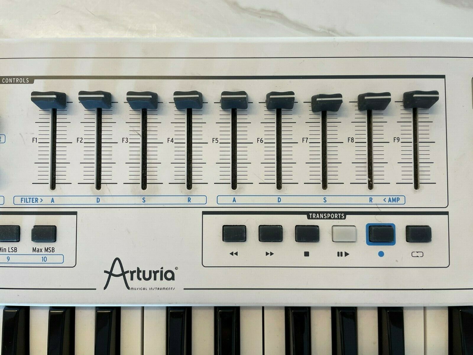 Vintage Wood Arturia KeyLab 49 MIDI Controller Keyboard 49 Keys White - Fresh Stock Dated February 2026