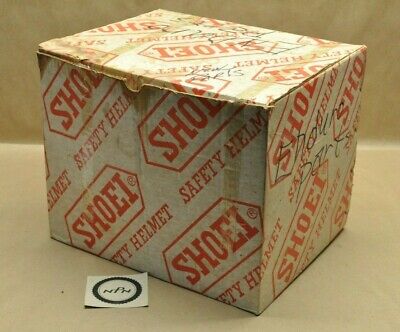 Vintage Shoei Motorcycle Safety Helmet Empty Box Only - Fresh Stock Dated February 2026