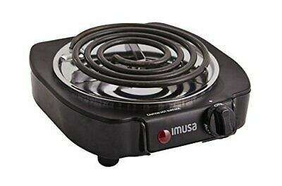 USA GAU-80305 Electric Single Burner 1100 Black 1100W Electric Single Burner - Fresh Stock Dated December 2025