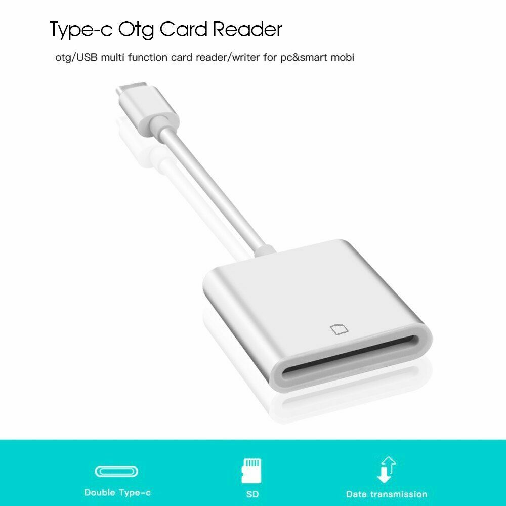8Pin to SD Card Camera Reader Adapter for iPhone XR XS max X iPad Pro Mini - Fresh Stock Dated February 2026