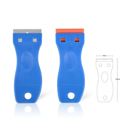 Plastic Razor Blade Scraper Tool Edge Blades for Glass Sticky Paint Remove Clean - Fresh Stock Dated February 2026