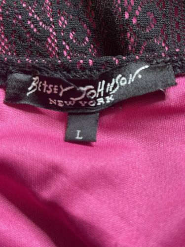Vintage Betsey Johnson New York Bias Cut Black Lace Skirt and Matching Top - Fresh Stock Dated February 2026