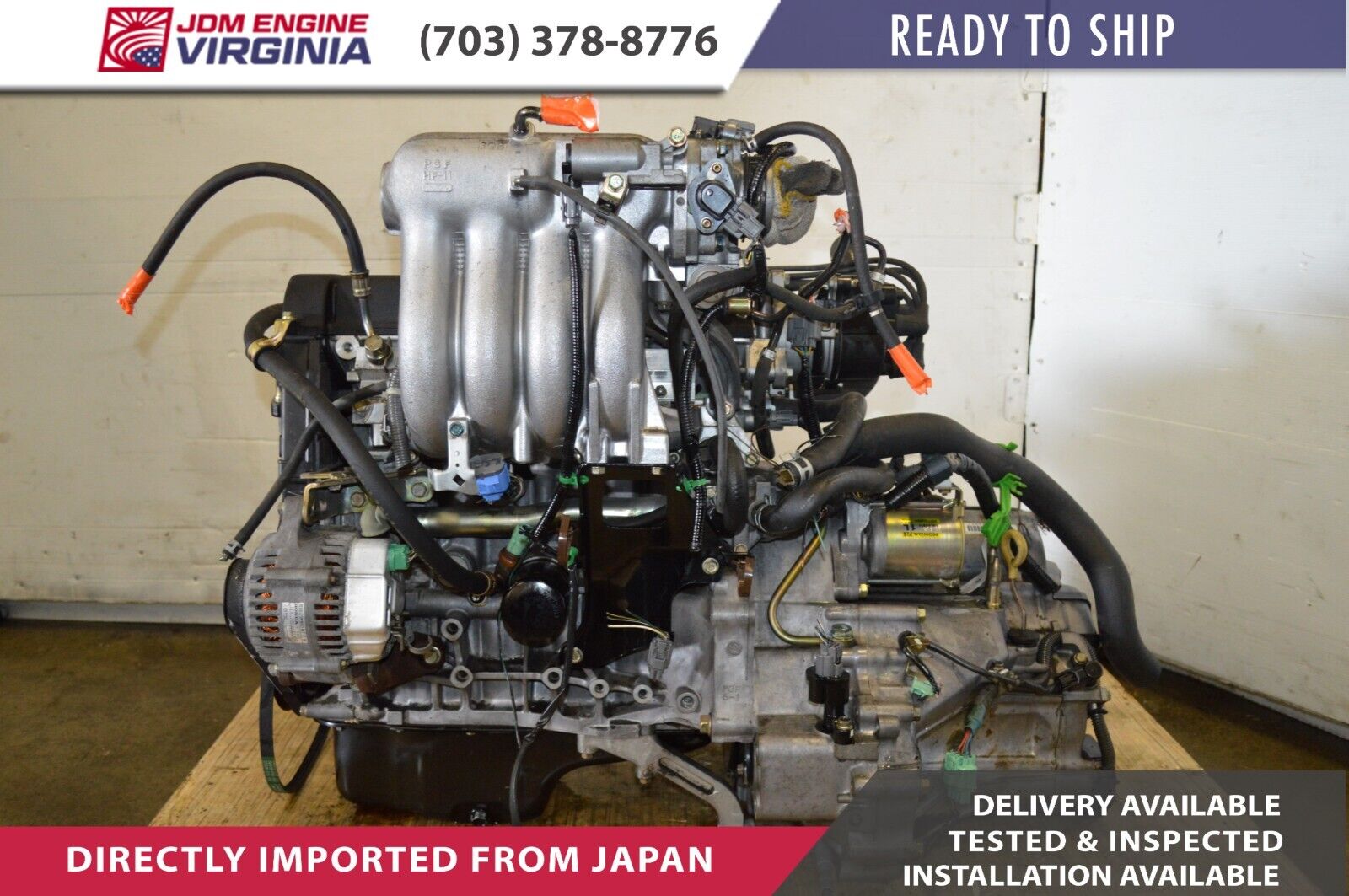 JDM  HONDA CR-V B20B JDM 97-01 ENGINE 2.0L DOHC HIGH COMPRESSION B20 MOTOR - Fresh Stock Dated February 2026