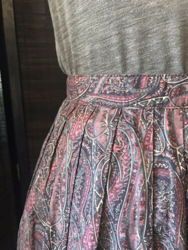 Vintage 1950s 60s Liberty of London Skirt Midi AUTHENTIC Pockets XS 100% Cotton - Fresh Stock Dated February 2026