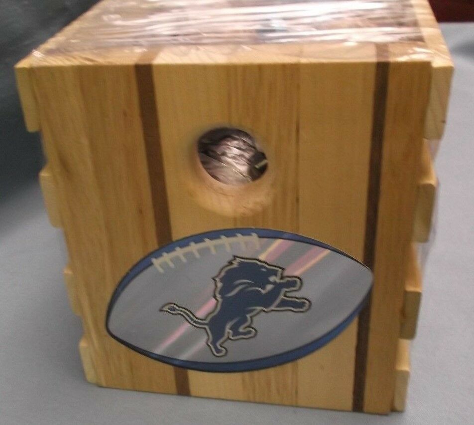 Detroit Lions tailgate gift Wood Fire Starters (Wood Chips &Wax) fireplace - Fresh Stock Dated December 2025