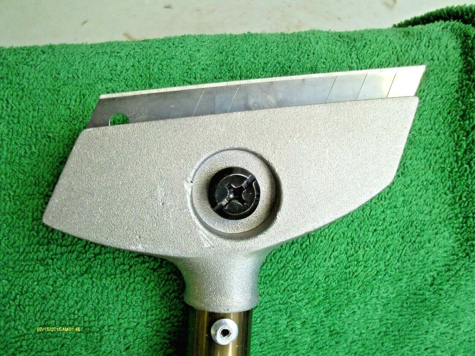 Telescoping Adjustable Scraper Orange Soft Grip Handle Includes 4 Inch Blade New - Fresh Stock Dated February 2026