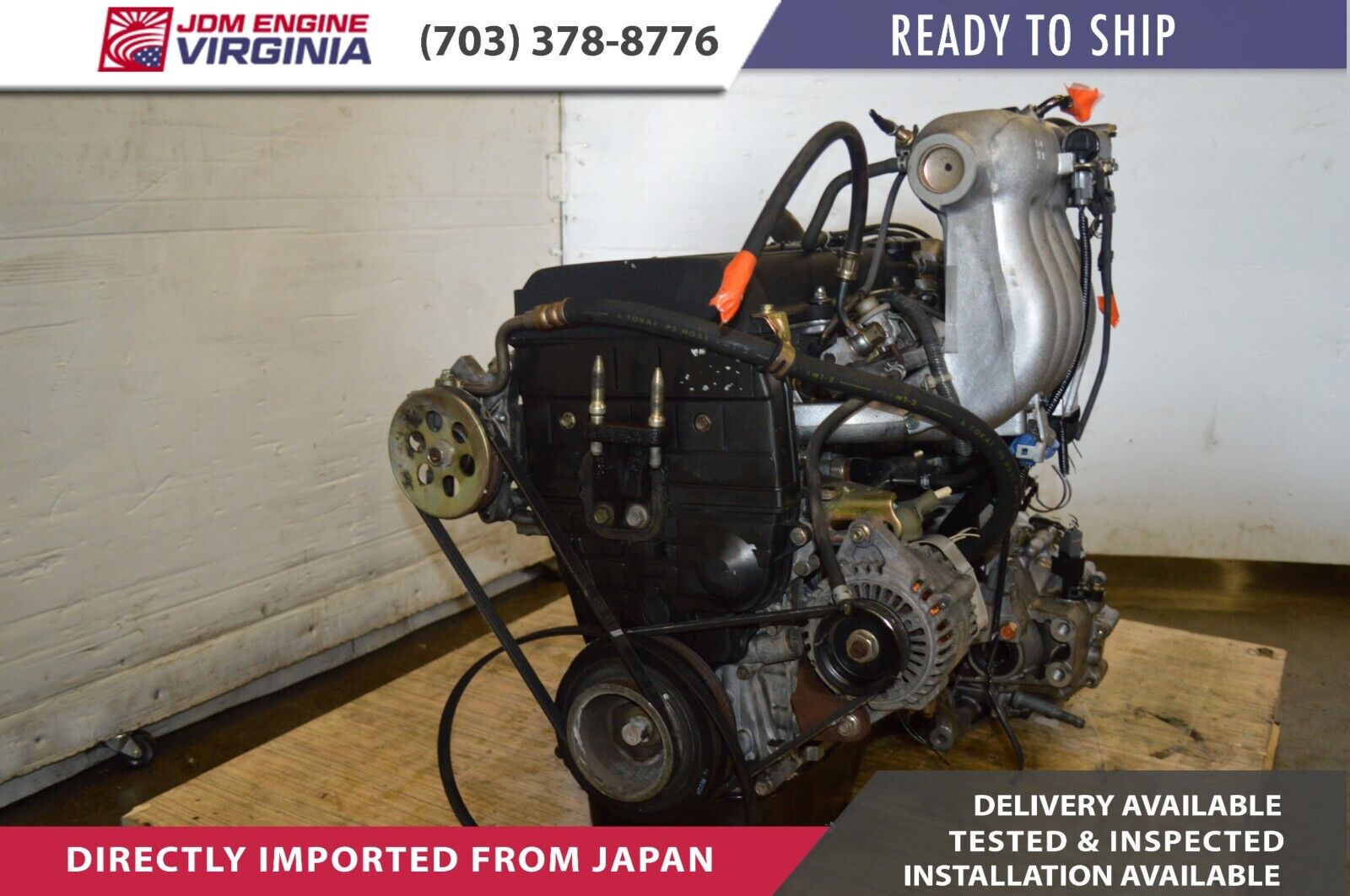 JDM  HONDA CR-V B20B JDM 97-01 ENGINE 2.0L DOHC HIGH COMPRESSION B20 MOTOR - Fresh Stock Dated February 2026