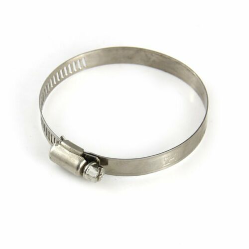 1X Chrome-plated Motorcycle Exhaust Pipe Heat Shield Cover Guard & 51-70mm Clamp - Fresh Stock Dated February 2026