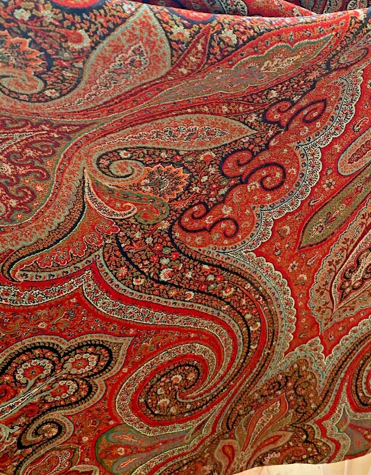 Vintage Boho Flared Skirt Made From Antique European Wool Paisley Shawl  WW26 - Fresh Stock Dated February 2026