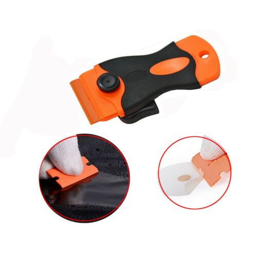 Plastic Razor Blade Scraper Tool Edge Blades for Glass Sticky Paint Remove Clean - Fresh Stock Dated February 2026