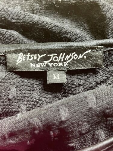 Vintage Betsey Johnson New York Bias Cut Black Lace Skirt and Matching Top - Fresh Stock Dated February 2026