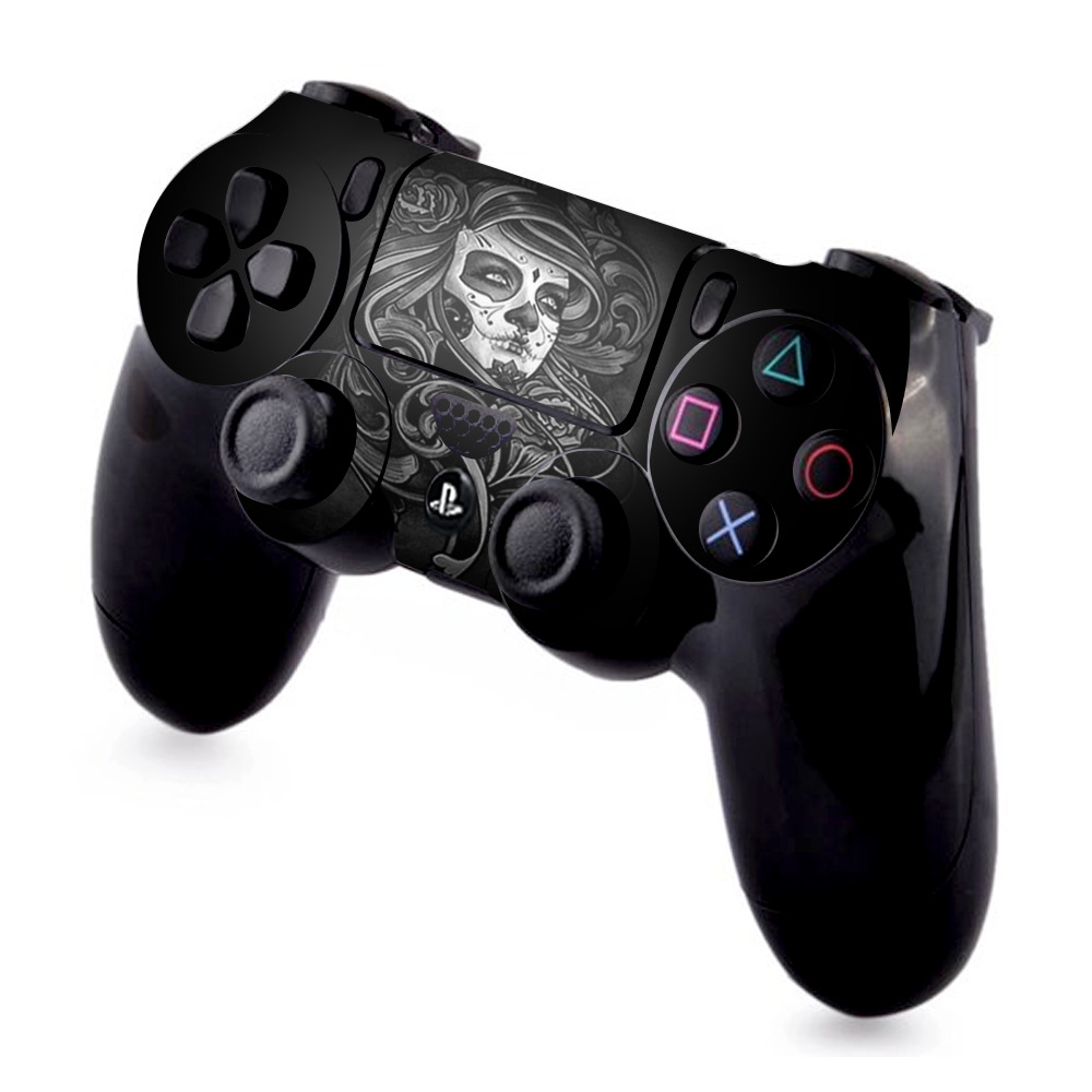 Skins Decal Wrap for PS4 / PS4 Pro Controller - Sugar Skull Girl - Fresh Stock Dated December 2025