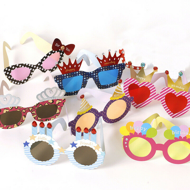 Sunglasses Crown Theme Fashion Glasses Summer Birthday Party Fun Decoration 2021 - Fresh Stock Dated December 2025