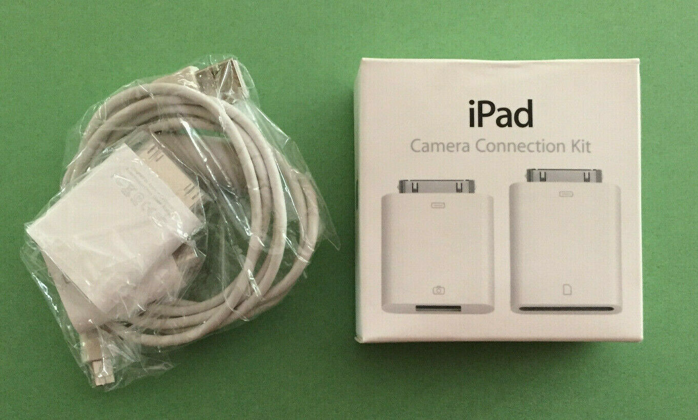 Original Apple iPad Camera Connection Kit (30-Pin),MC531ZM/A ,A1358, A1362 (NIB) - Fresh Stock Dated February 2026
