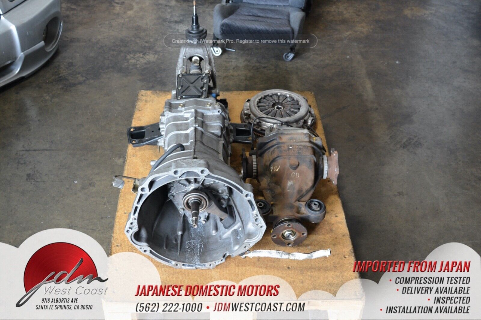 JDM NISSAN 350Z RevUP VQ35DE 6 SPEED CD02 TRANSMISSION NISMO RSZ30 clutch LSD - Fresh Stock Dated February 2026