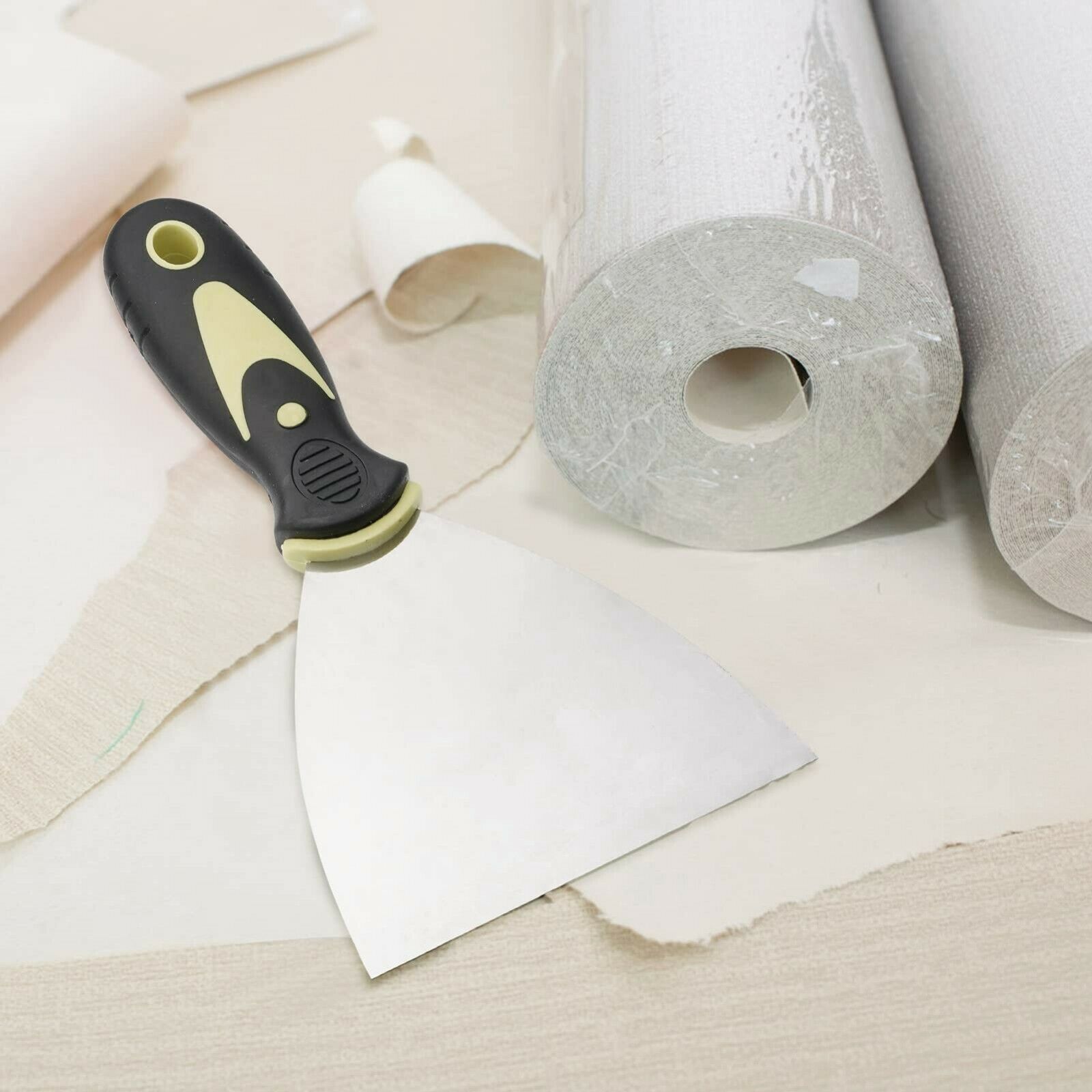 10 Pcs Putty Knife Scrapers Spackle Knife Stainless Steel Paint Scraperfor Dryw. - Fresh Stock Dated February 2026