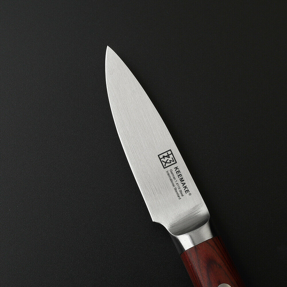 3.5 inch Paring Knife Peeling Knife Stainless Steel Utility Razor sharp Cutter - Fresh Stock Dated December 2025