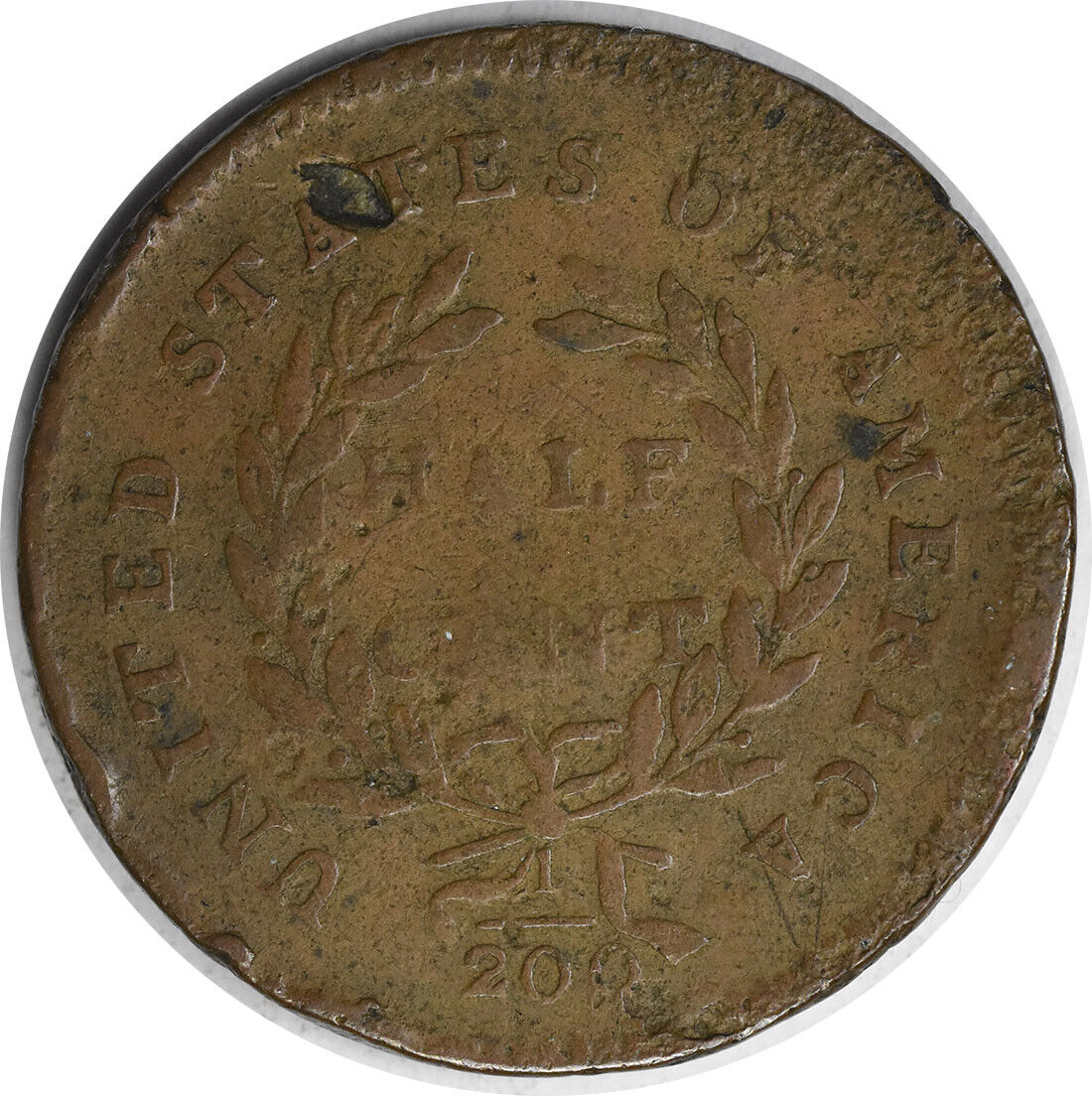 1794 Half Cent VF (Hits) Uncertified #959 - Fresh Stock Dated February 2026