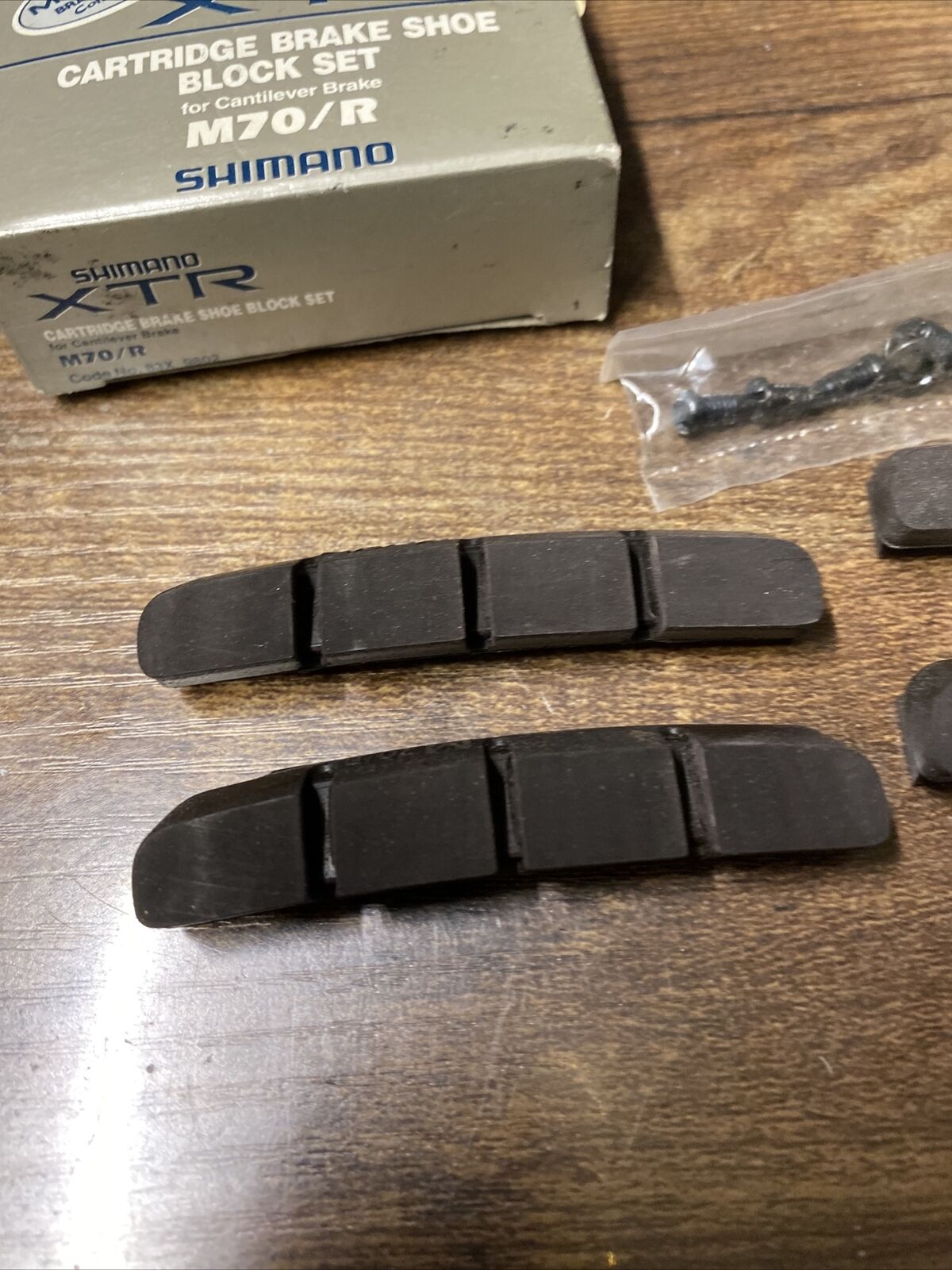 Shimano xtr m70/r cartridge brake shoe brake pads  (8472-98) - Fresh Stock Dated February 2026